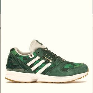 Adidas X BAPE • ZX 8000 (Undefeated Green) 9.5